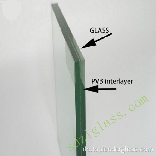 3-19 mm Schnittgröße klares, geschmiedetes Glas für Möbel